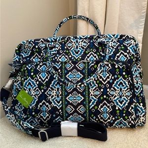Vera Bradley Weekender Ink Blue